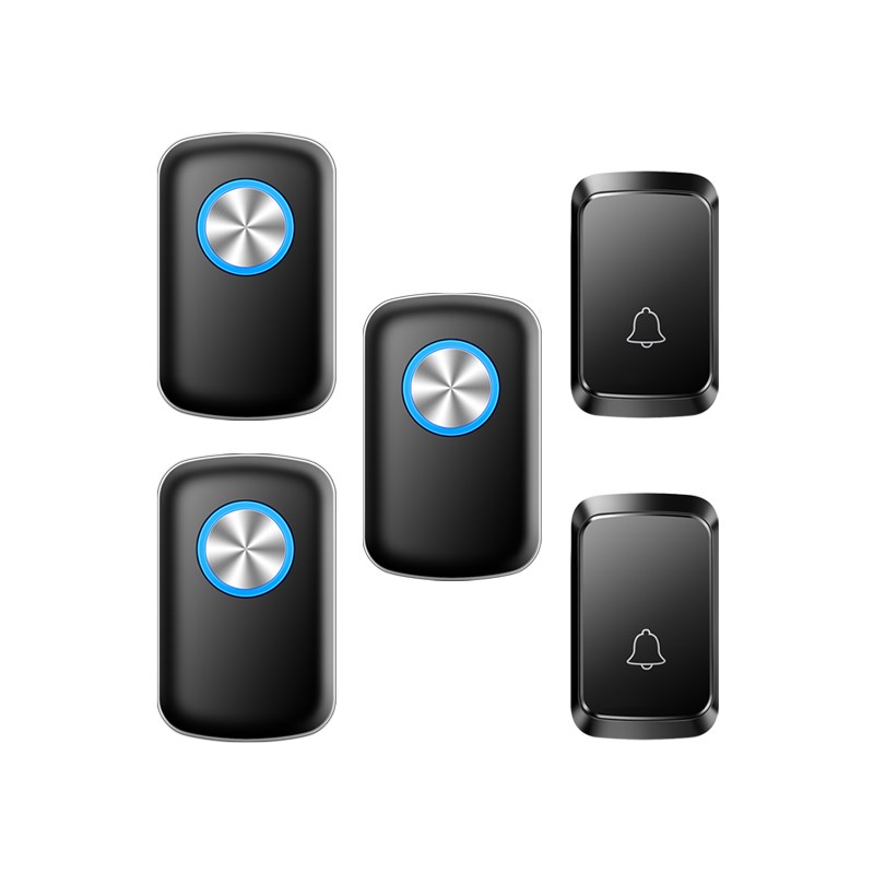 门铃无线家用超远距离二拖三老人病人呼叫器防水电子门玲遥控智能