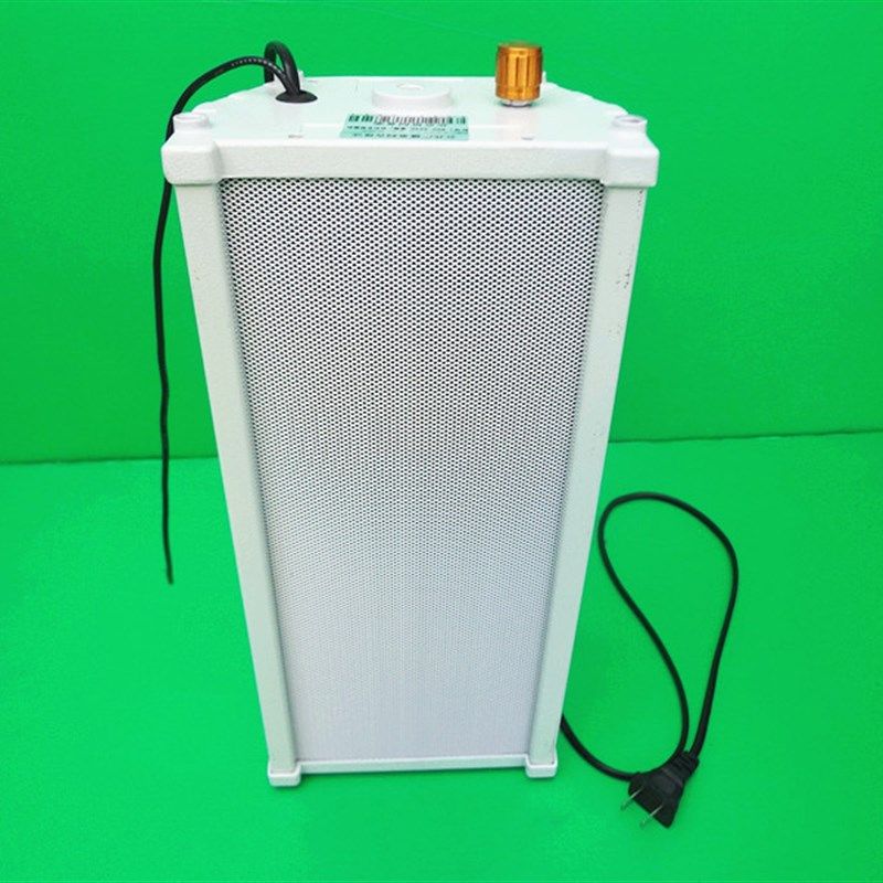 有源音柱20-40W对讲音响220V大功率室外防水监控摄像机外接