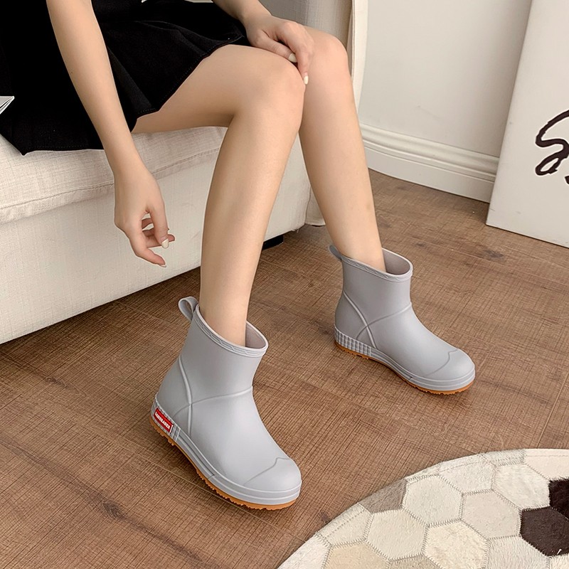 雨鞋女士中筒雨靴男士防水鞋情晴雨鞋时尚款外穿防滑大底耐磨情侣