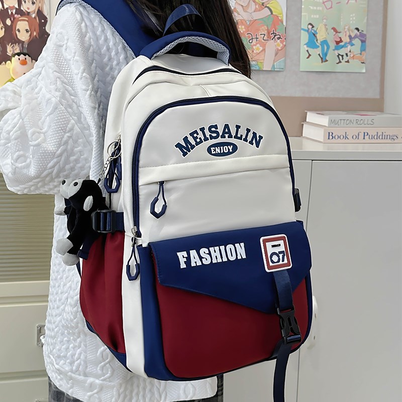 书包女初中生高颜值高中学生大容量轻便百搭小学生双肩包电脑背包
