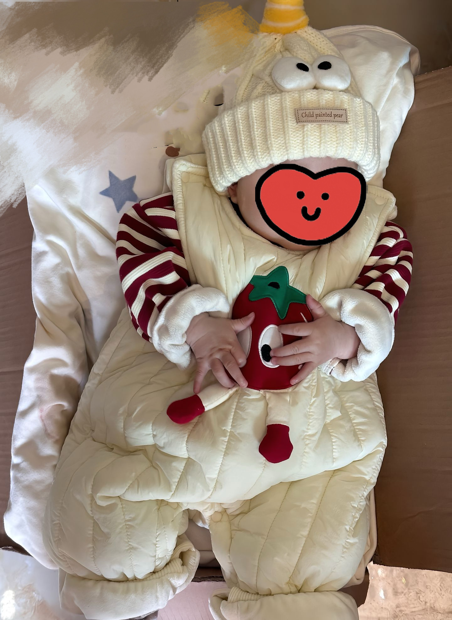 套装女童开挖机可爱长袖卫衣背带裤连体衣保暖两件套冬季超萌