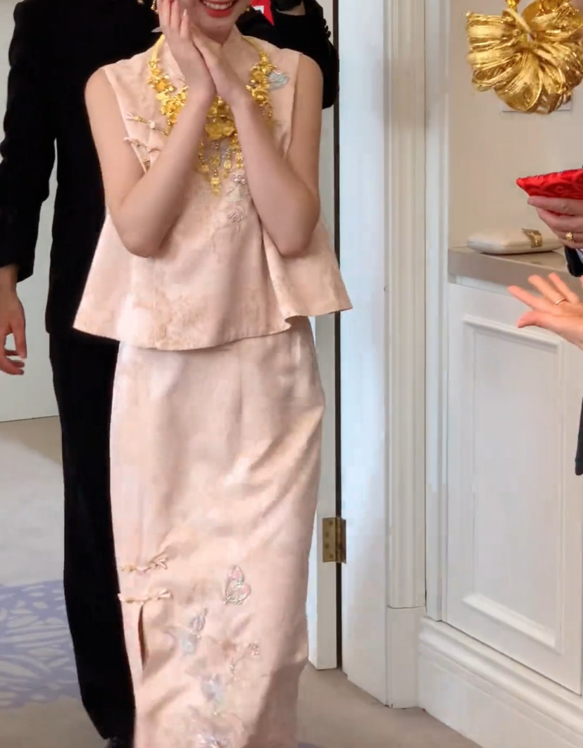敬酒服新娘结婚领证登记2025新款新中式改良旗袍订婚礼服套装女