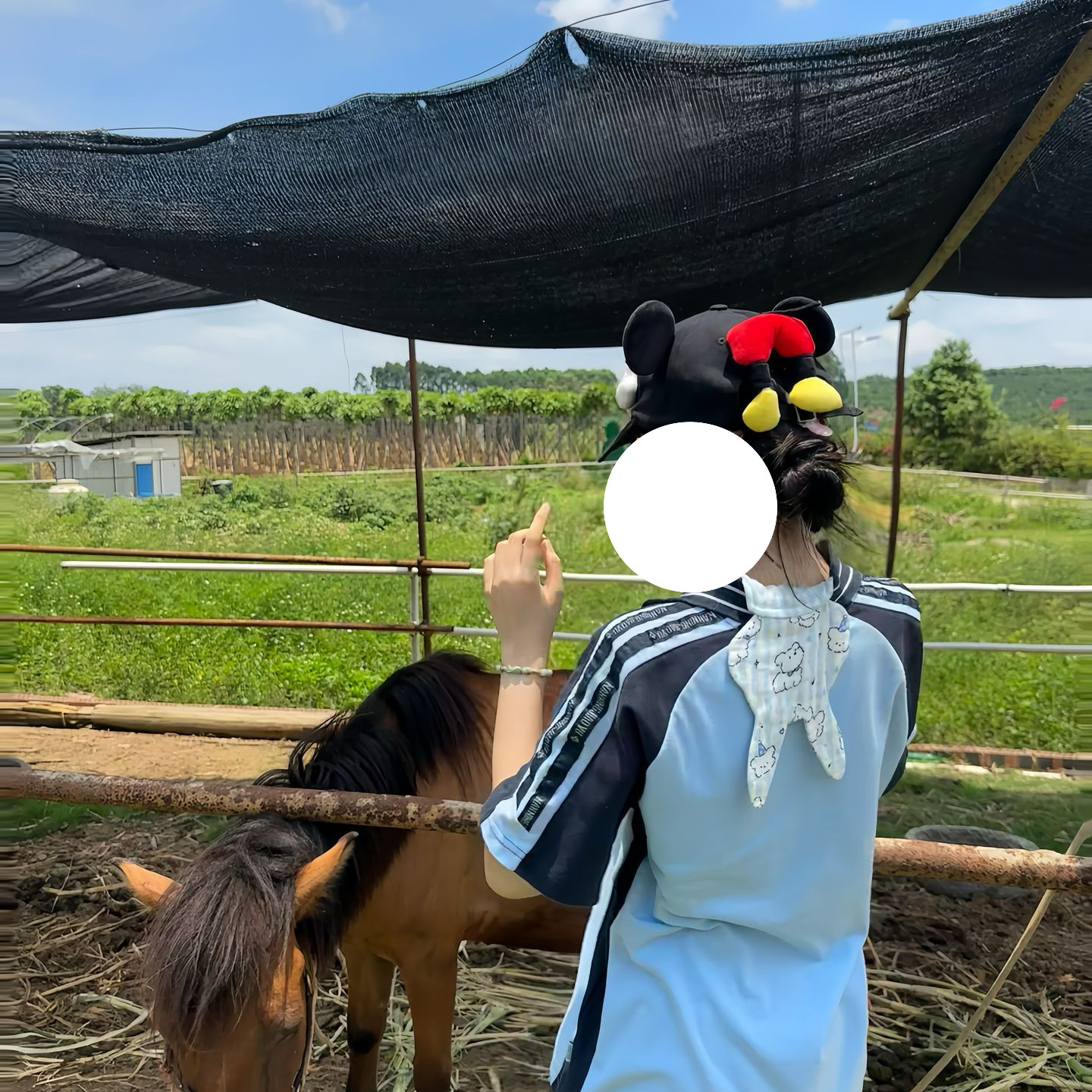可爱小狗新款2026吸汗隔汗巾薄款a类两层布小耳朵儿童专用