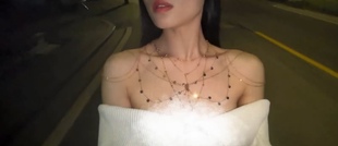 链子小性感立体后背链露背装 胸链身体链纯欲精美 配饰钛钢项链新款