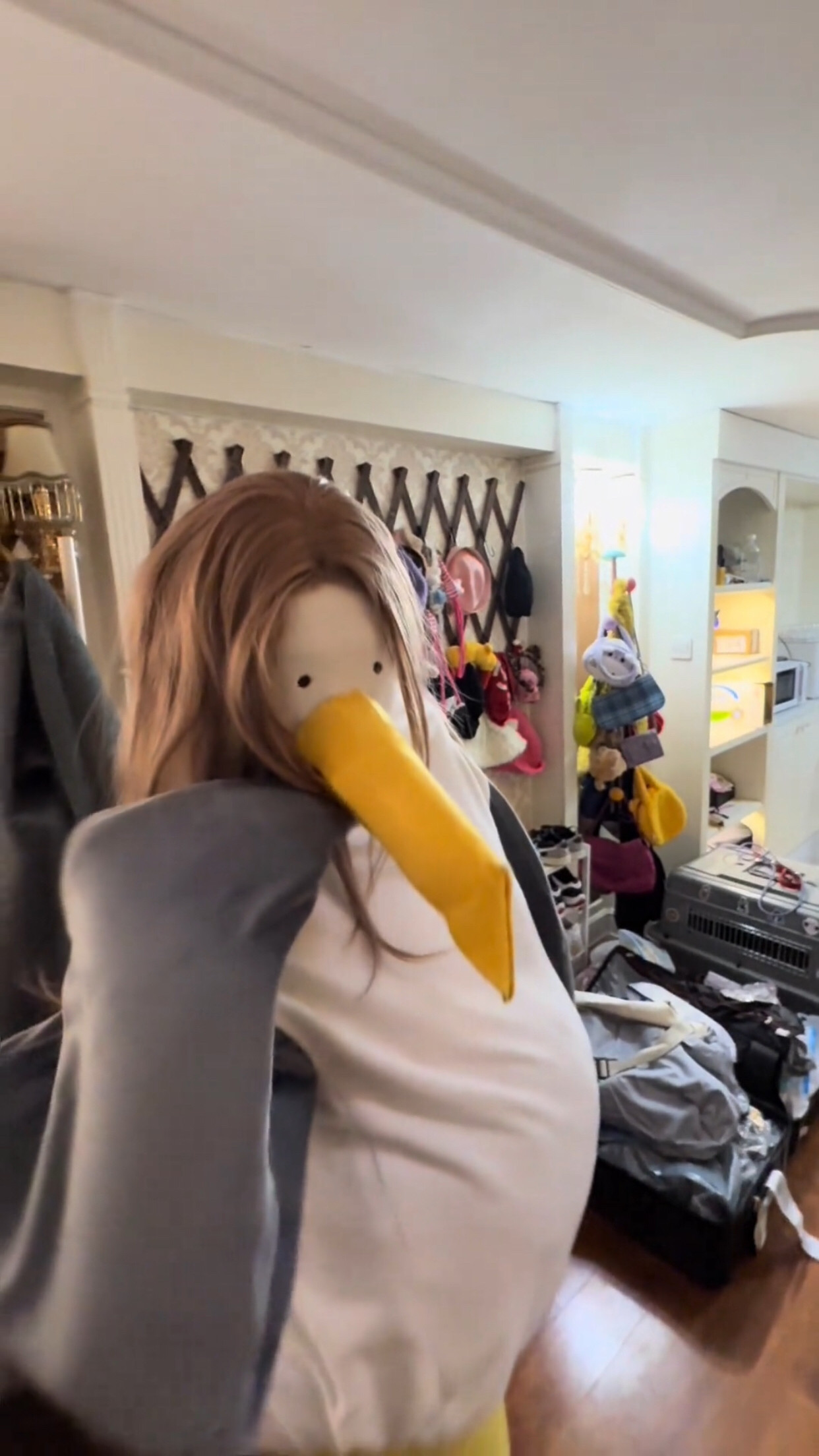 鸡爪海鸥cos服纯手工抽象搞怪服装衣服抖音同款定制cosplay男女款图片