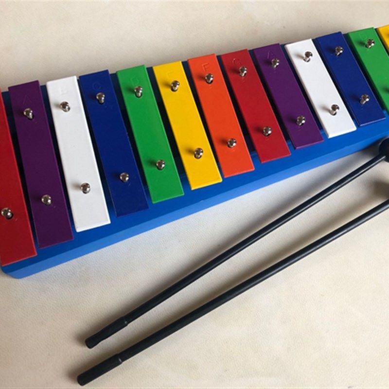 奥尔夫乐器 婴幼儿童玩具手敲琴 打琴 十三音 13音铝板琴十三键