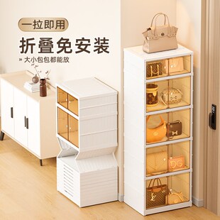 门后包包收纳展示柜专门放包的柜子入户装皮包神器高级置物架家用