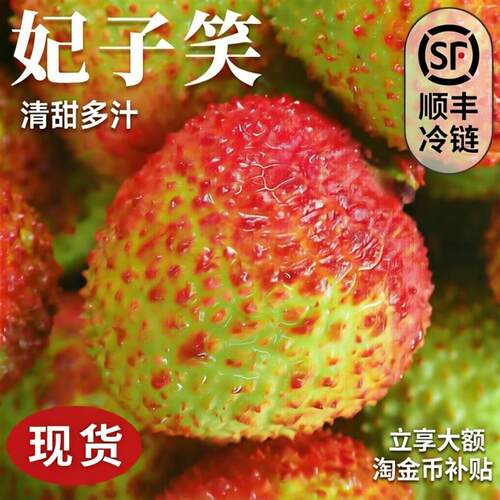 海南妃子笑荔枝现摘新鲜正宗热带水果时令当季应季大整箱顺丰礼盒