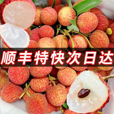 白糖罂荔枝新鲜现摘现发海南妃子广笑东3西5水果2026应季10斤特产