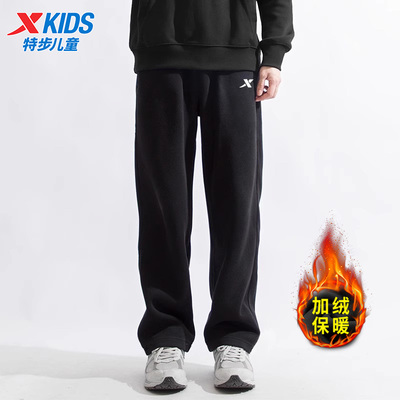 特步儿童青少年卫裤2025秋冬新款