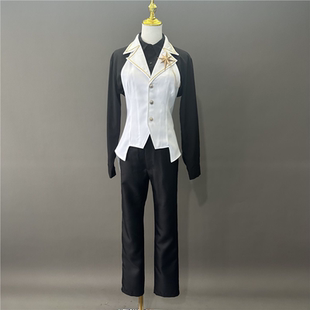 漫画版迪卢克cos 迪卢克酒保服cos定制 燕尾服西服