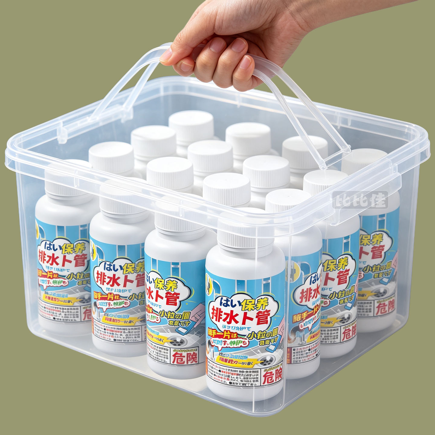 下水道除虫小飞虫除臭泡腾片家用厨房管道厕所地漏下水道管道疏通