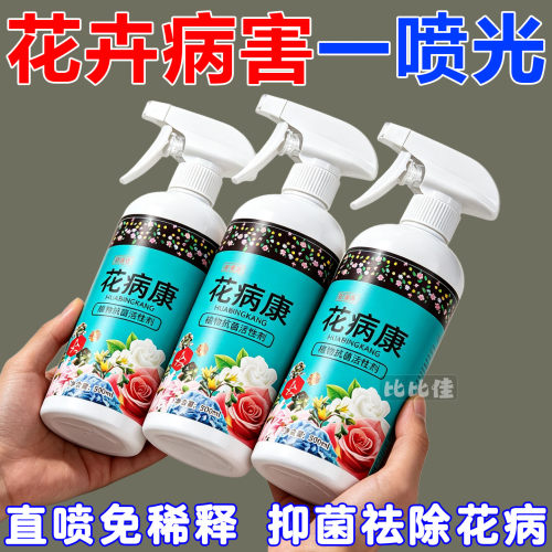 花叶康喷雾花病康杀菌剂喷雾月季兰花花卉多肉花卉植物病害一扫光