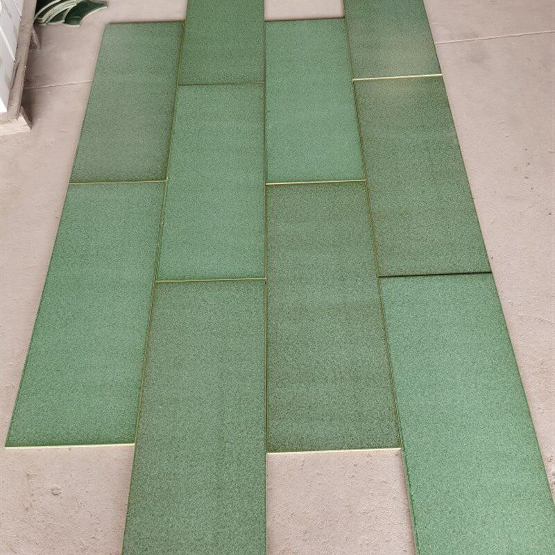 300*800mm绿色哑光地砖15mm厚度全瓷墙砖厨房卫生间阳台瓷砖田园