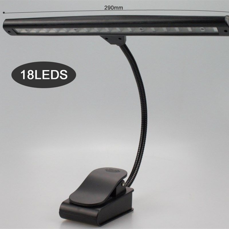 正品18LED插电谱台灯 谱架灯 可调光乐谱灯 灯管加长夹式钢琴灯,家装灯饰光源,小夜灯,淘宝优惠券,粉丝福利购,淘宝优惠卷