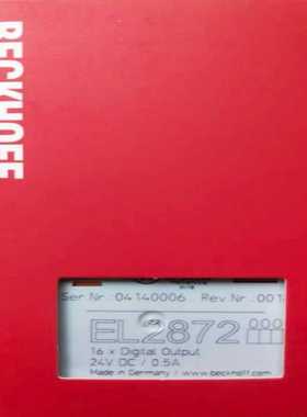 倍福模块 EL2872 原装正品 包装齐全（瓠子电子）