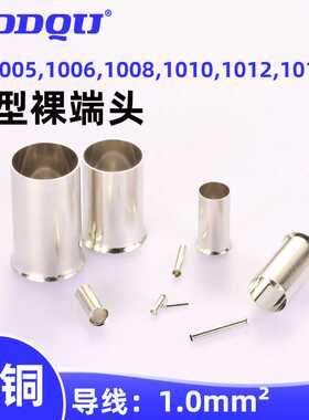 EN1005,1006,1008,1010,1012,1015,1018管型裸端头线鼻子接线