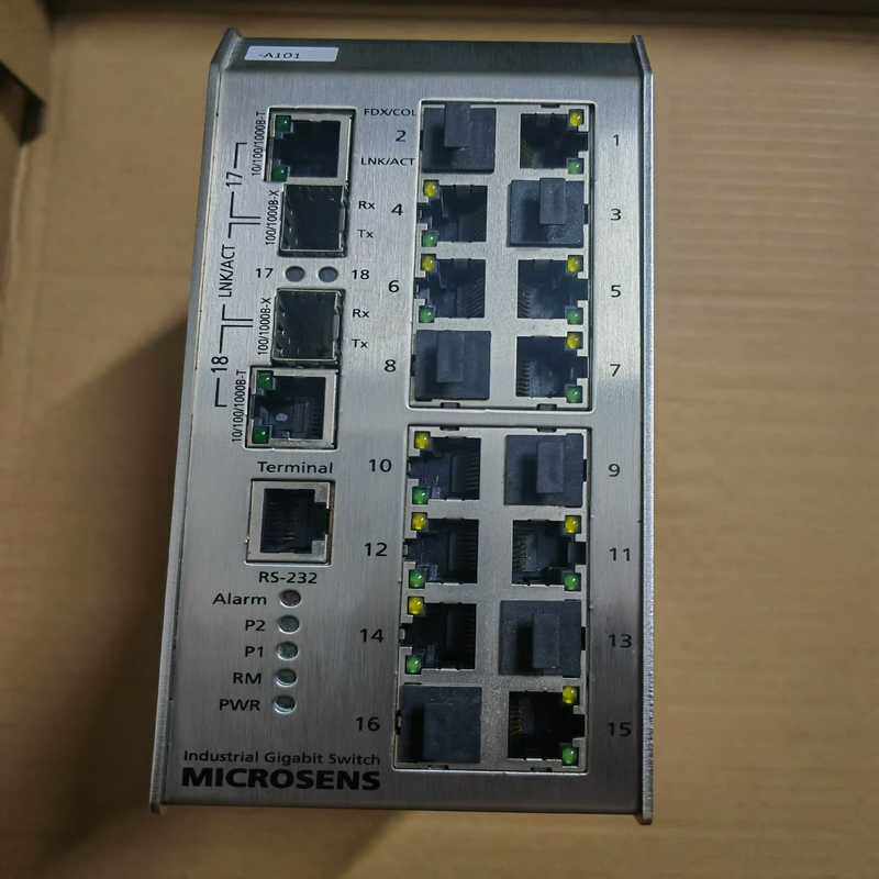议价MICROSENS德国品牌，工业交换机MS651230M实图