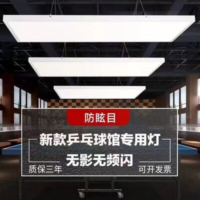 专业防眩目乒乓球馆专用灯儿童篮球馆无影灯台球室内办公室照明灯