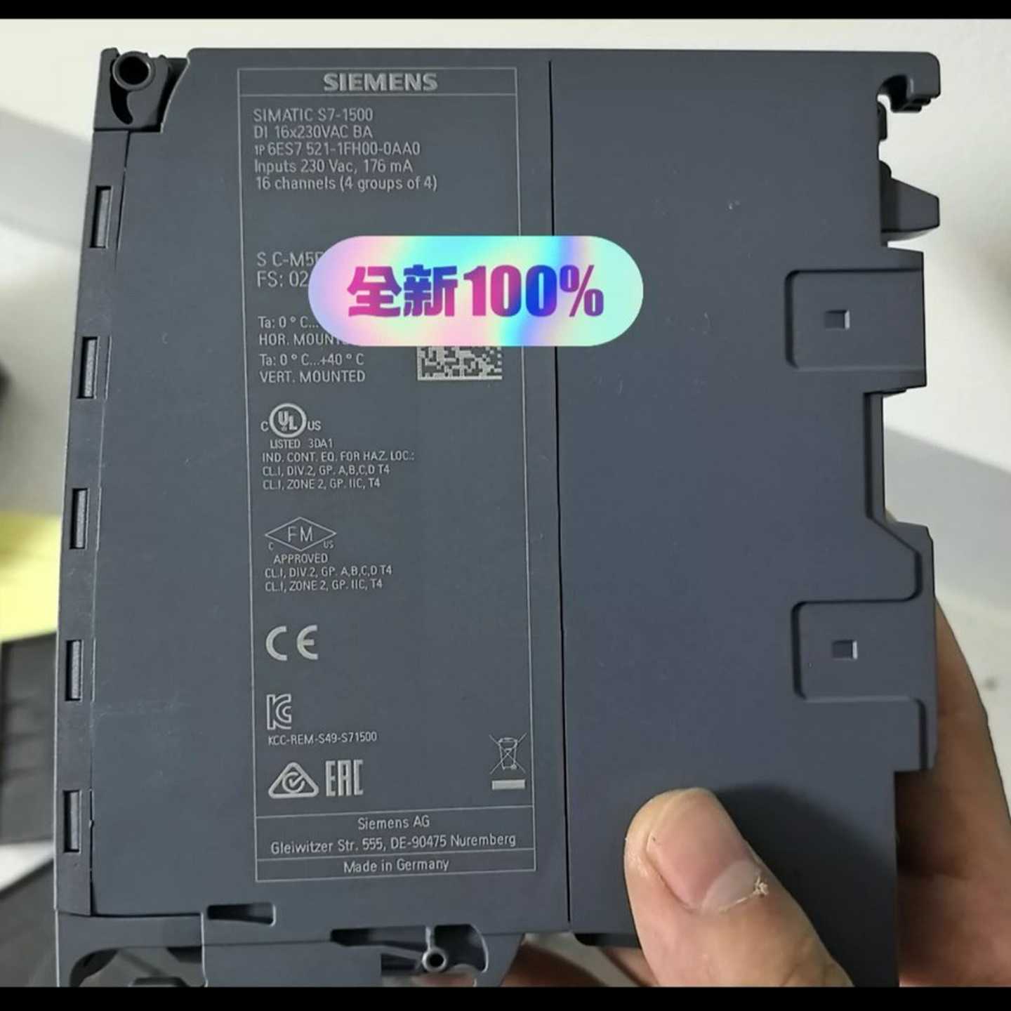 模块6ES7521-1FH00-0AB0裸机，需询价