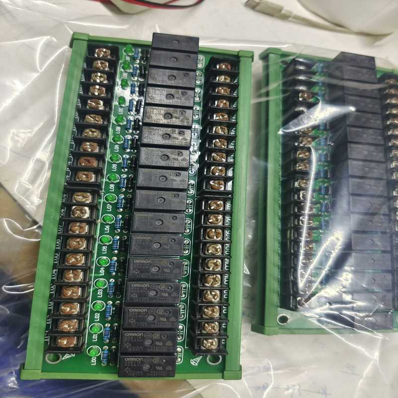 议~继电器模组模块G5Q-14 24V 16路输入单片机P