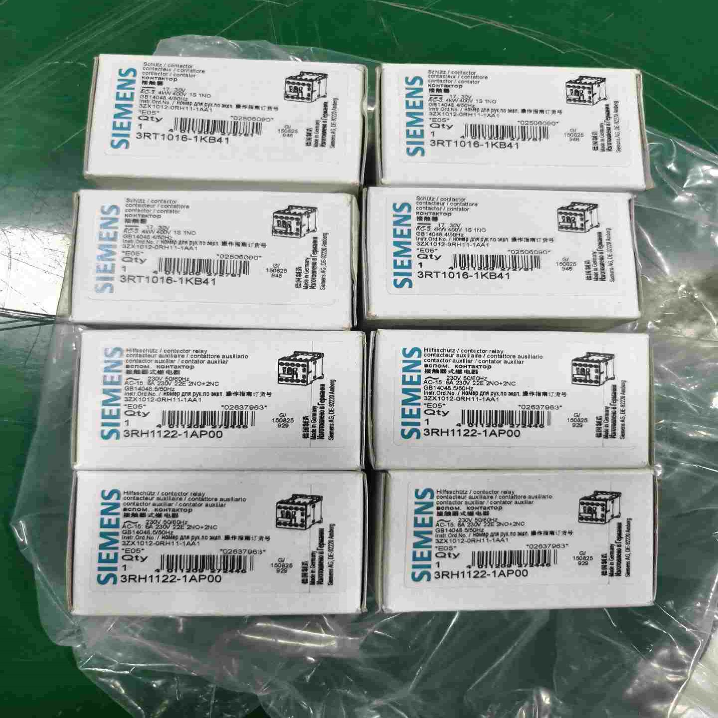 询价西门子接触器3RT1016-1KB41，3RH1122-1A