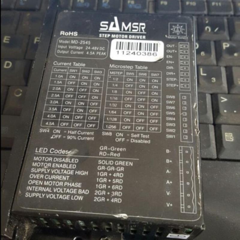 旧 山社SAMSR原装步进电机驱动器MD-2545 拆机