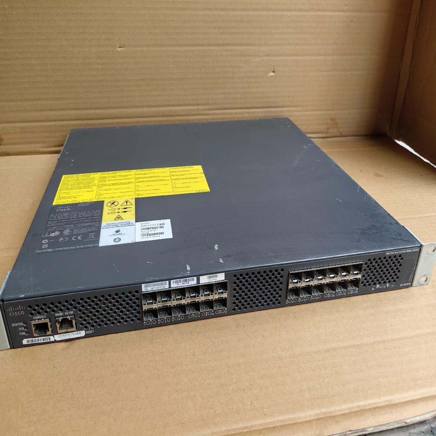 思科 cisco DS-C9124-k9 光纤交换机测试好，~议价