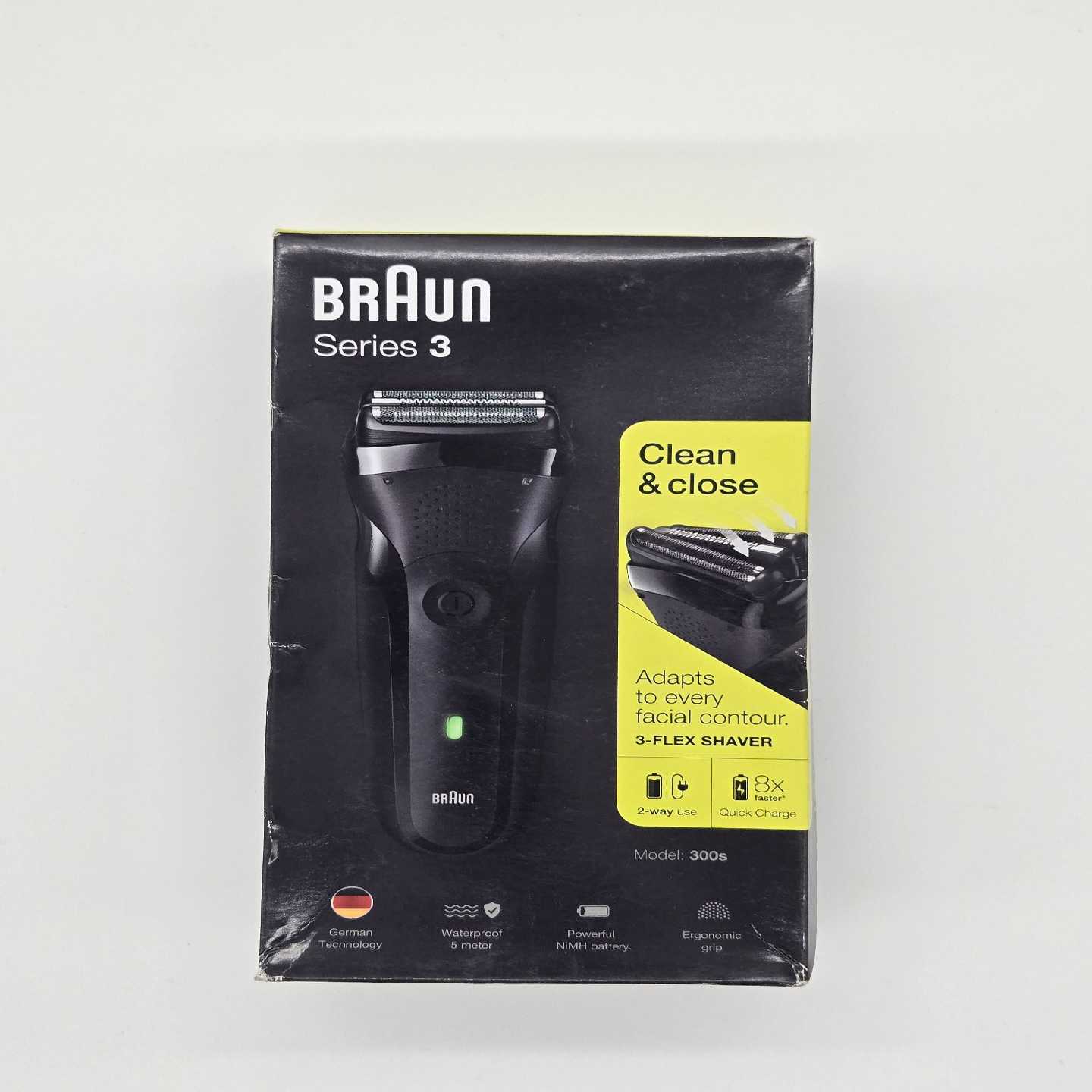 Braun 博朗 Series3 300s 男士电动清洁剃须，议价