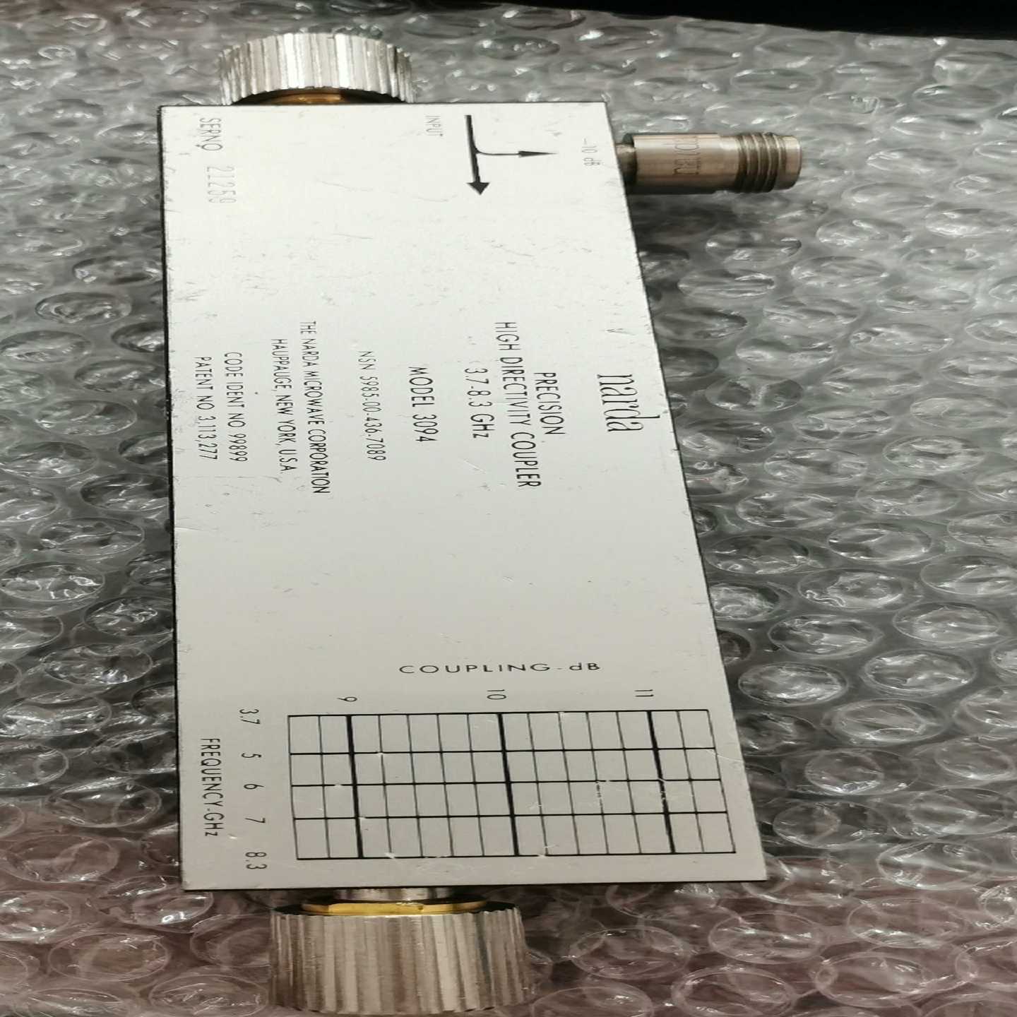 narda 3094  3.7-8.3GHz Coup:10【侨报商行】