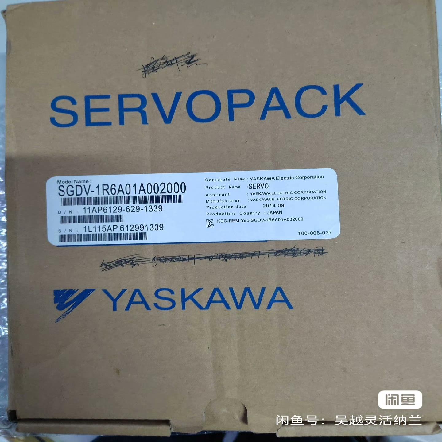 SGDV-1R6A01A安川驱动器一台，如图~询价