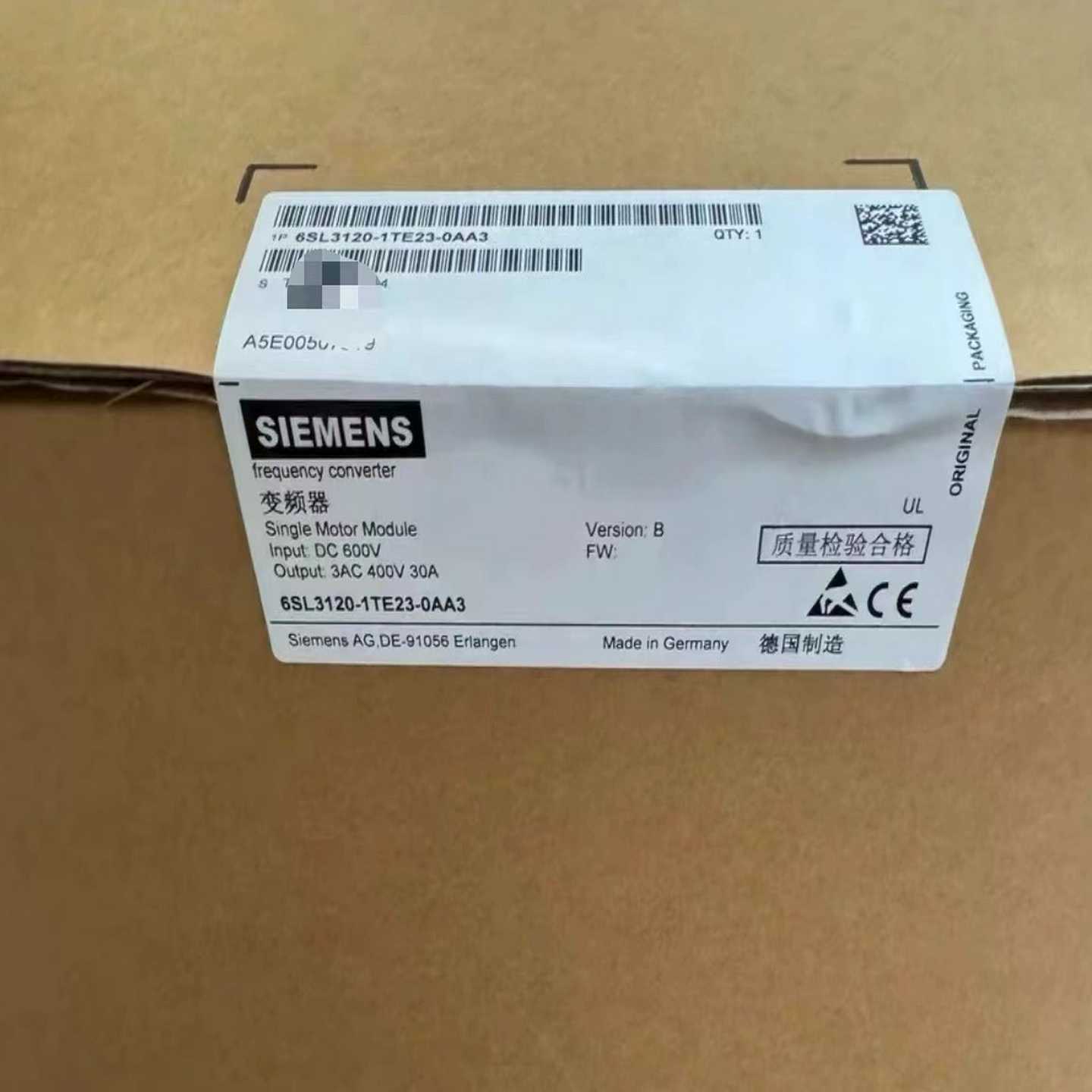 6SL3120-1TE23-0AA3余货,功能~询价