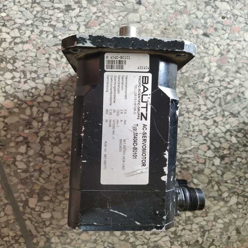 议~BAUTZ伺服电机M404D－B0101成色图片实物