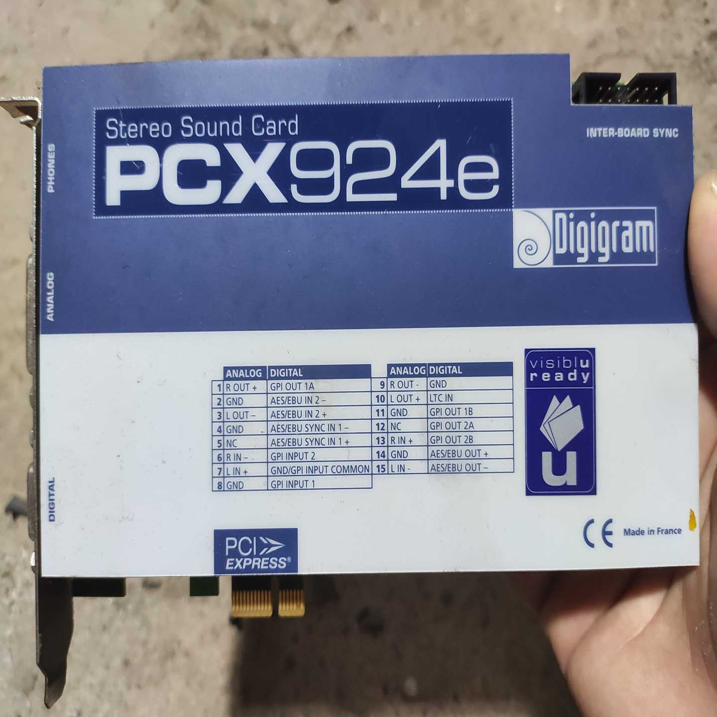 法国 DIGIGRAM/追梦  PCX924E 旗舰声卡，广【鑫鑫商铺】