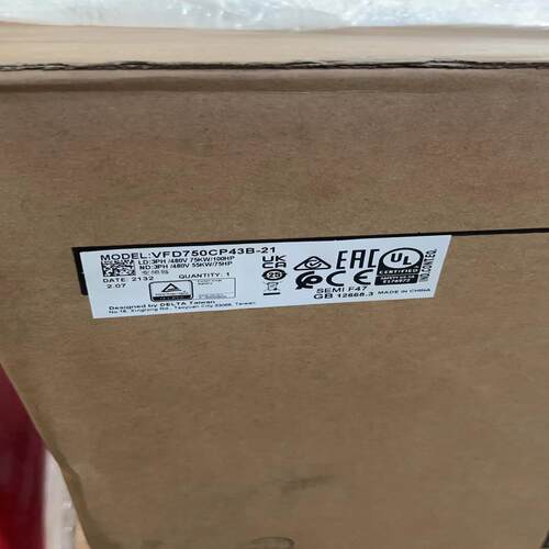 询价~VFD750CP43B-21台达变频器，未开封，质保
