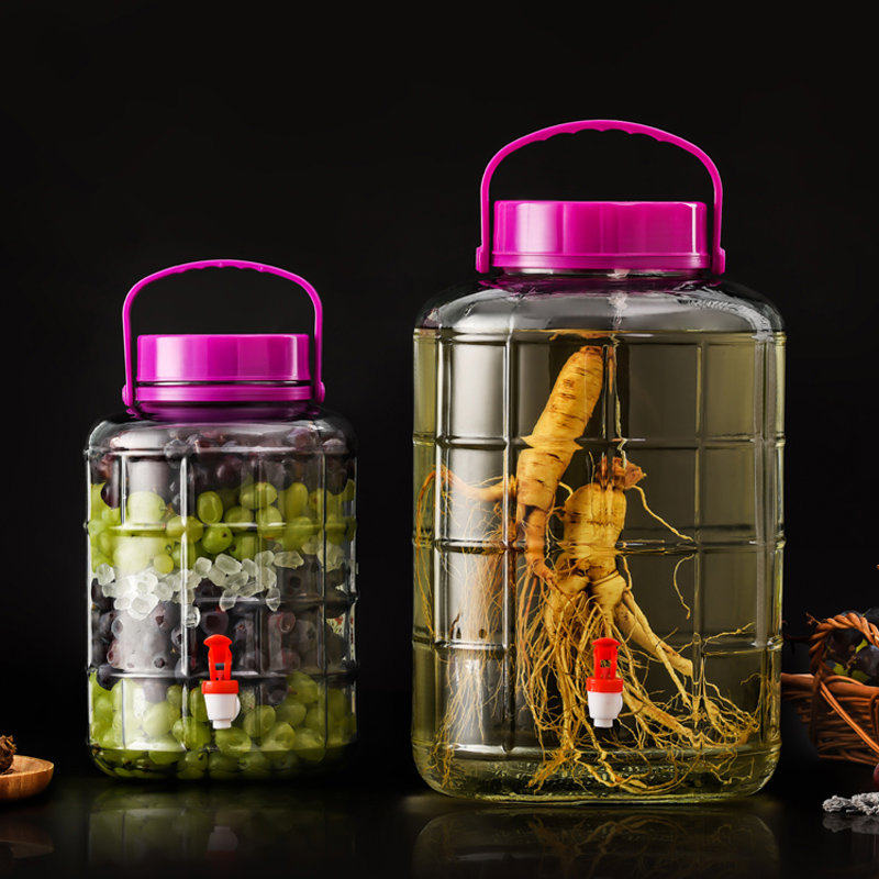 泡酒玻璃瓶食级家用密封罐龙头泡菜坛子腌菜专用杨梅酒瓶空瓶