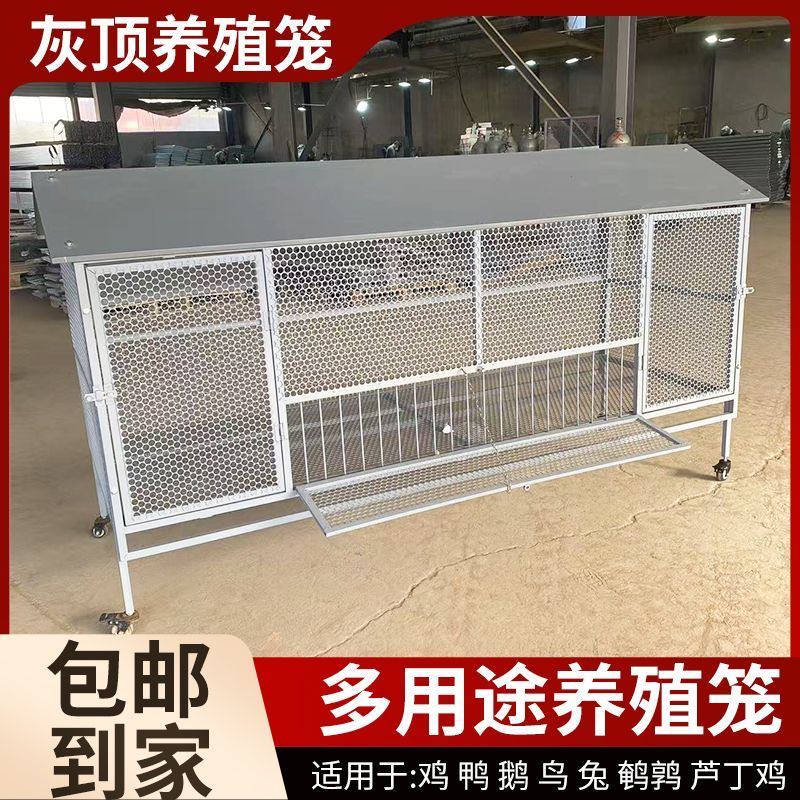 。鸡笼鸭笼鸽笼圆孔加密兔笼防鼠蛇黄鼠狼鹌鹑养鸡棚外喂鸡笼子家