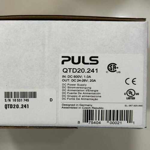 （霸霸电子）普尔世电源QTD20.241，DC600V输入，puls电源