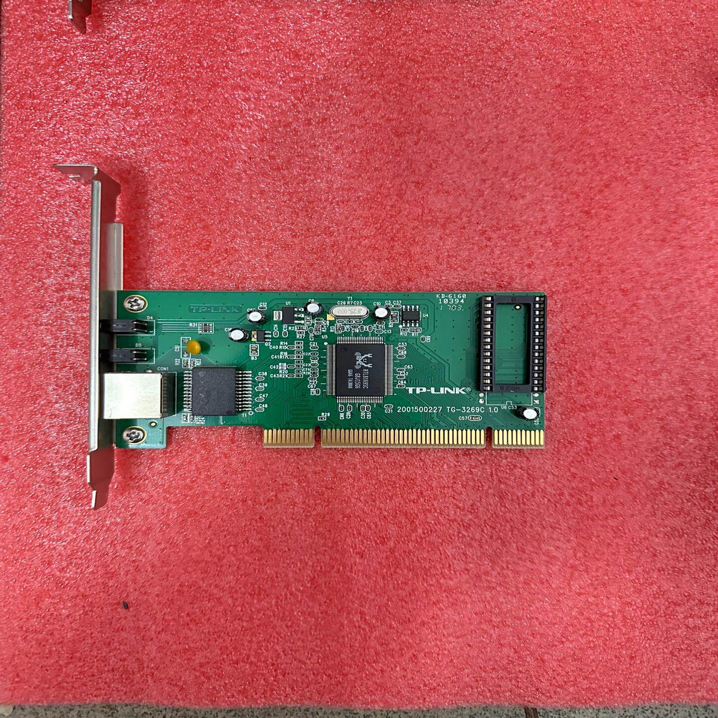 议价TP-LINK千兆PCI网卡，型号TG-3269C，实物拍摄