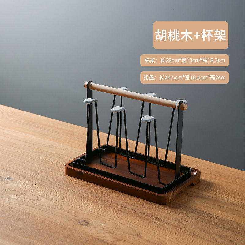 杯架玻璃杯架水杯倒挂架杯架置物架茶杯架咖啡杯收纳架倒挂架