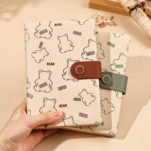 高颜值笔记本子2025年新款简约ins风软皮记事本文艺精致加厚B6学