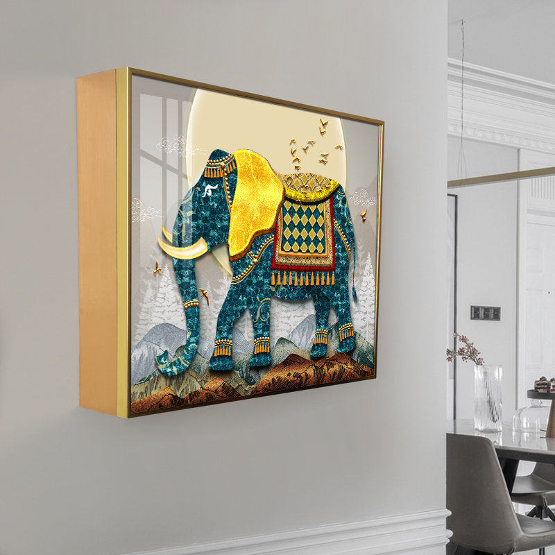 加厚电表箱装饰画定制铺消防箱遮挡挂画老式配电箱天然气开