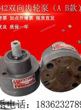 T8642齿轮油泵T8642A/B双向润滑油泵机床X732双面端面铣床摆