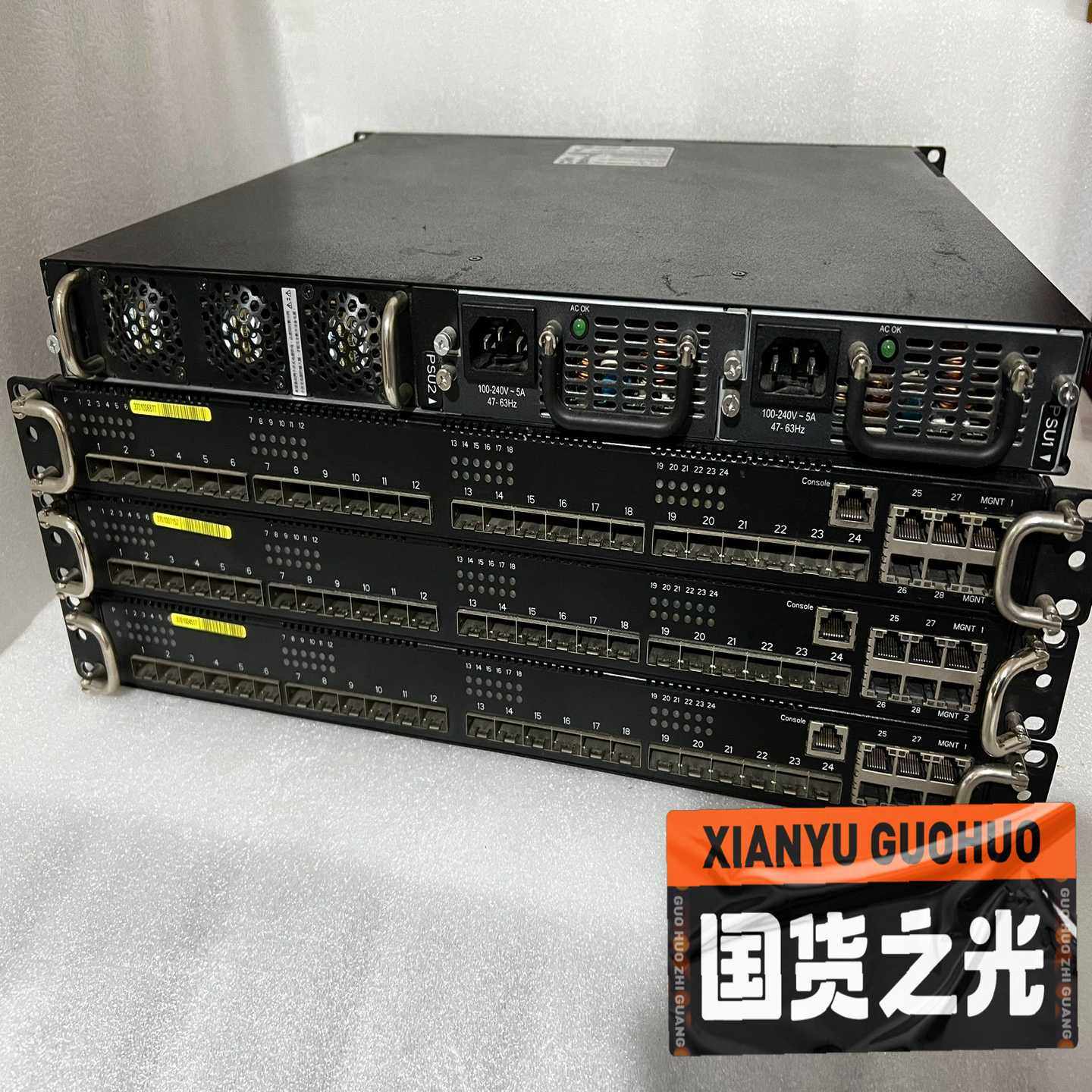 询价~广达 LB6M 万兆交换机24口万兆光加6口千兆电口测试好发