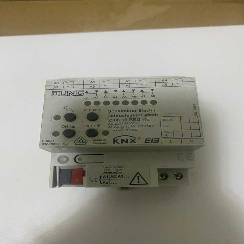 询价~JUNG德国永诺8路16A KNX智能照明开关模块型号230