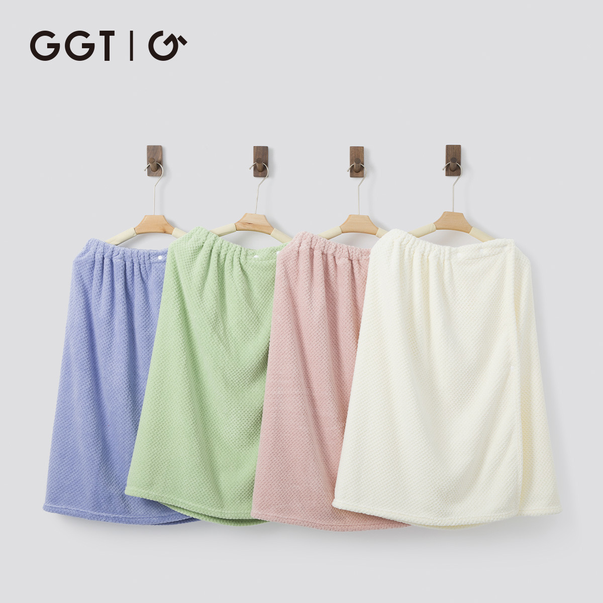 日本GGT 可穿可裹浴巾浴裙浴袍女家用比全棉纯棉吸水洗澡2023新款