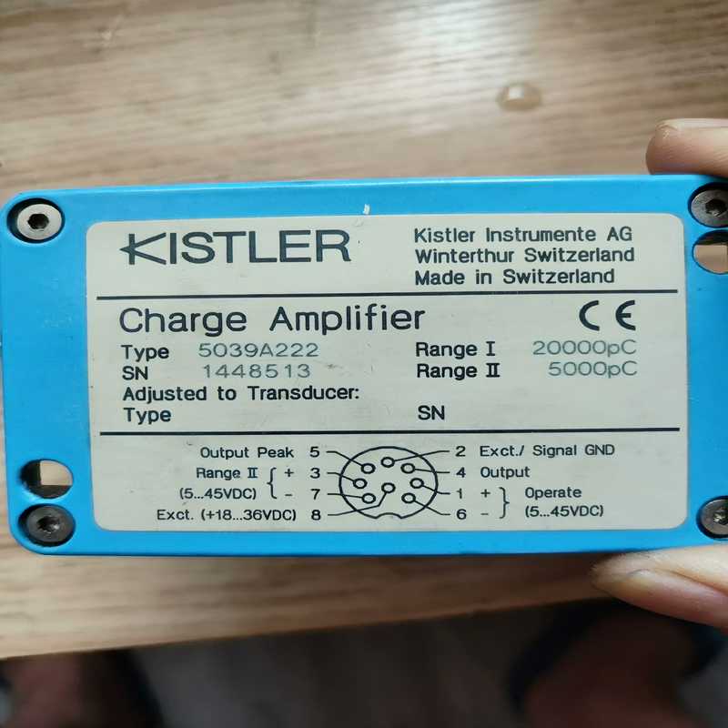 KISTER奇石乐电荷放大器，没有后壳，动能正常。(通通配件）