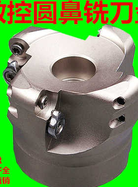 EMR平面圆鼻铣刀盘圆刀粒63R6-22d 125r8-63cnc数控洗刀头bt40-