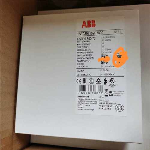 询价~ABB软启动器 PSR30-600-70  额定功率15