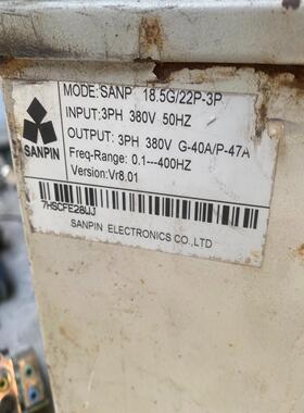 SANP-185G 三品变频器主板和驱动板联系(跳跳机械）